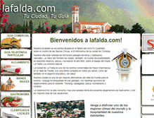 Tablet Screenshot of lafalda.com
